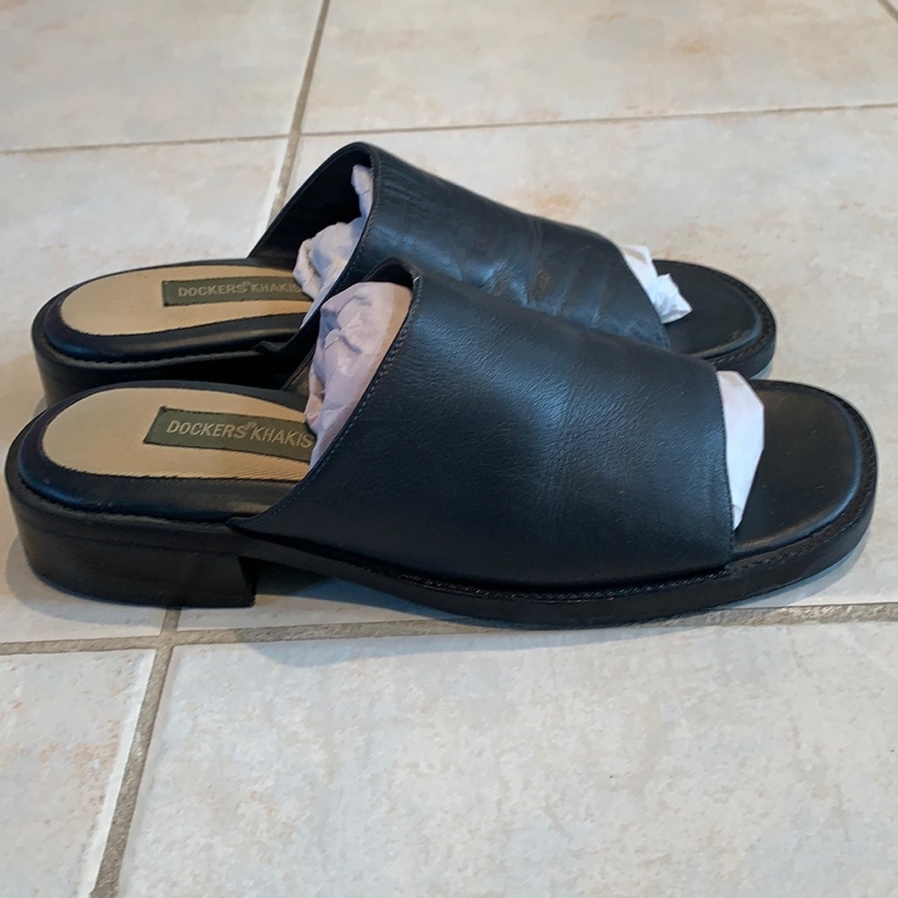 Dockers Women Black Mules 6.5
